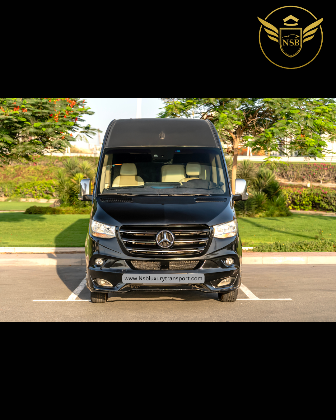 Mercedes Sprinter Chauffeur Service in Dubai & Abu Dhabi Travel in spacious comfort and premium convenience with the Mercedes Sprinter, a luxury van ideal for group travel, corporate outings, airport transfers, events, exhibitions, and inter-emirate journeys in Dubai and Abu Dhabi.
