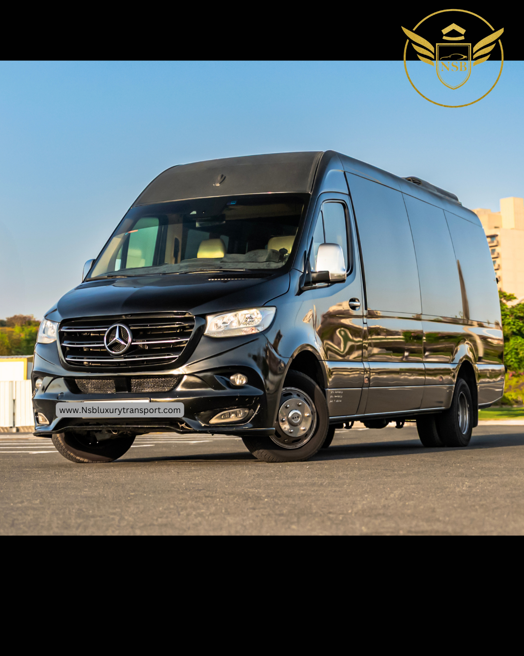 Travel in spacious comfort and premium convenience with the Mercedes Sprinter, a luxury van ideal for group travel, corporate outings, airport transfers, events, exhibitions, and inter-emirate journeys in Dubai and Abu Dhabi.
