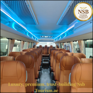 35 Seater Bus Rental in Dubai & Abu Dhabi | NSB Tourism