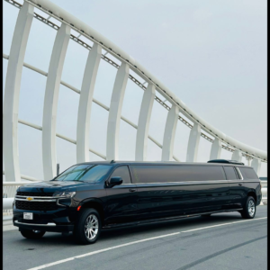 Book a stretch limousine with chauffeur in Dubai & Abu Dhabi. Perfect for weddings, VIP events, corporate parties, airport transfers, and luxury city tours. NSB Tourism UAE.
