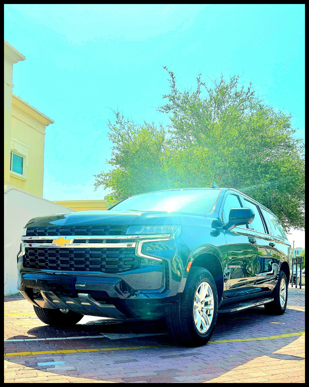Hire Chevrolet Suburban with chauffeur in Dubai & Abu Dhabi. Ideal for airport transfers, family travel, corporate transport, and intercity trips. Book with NSB Tourism.