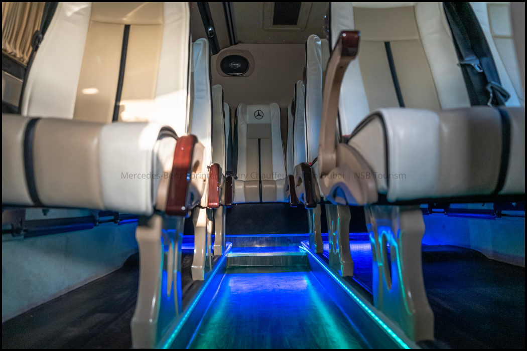 Mercedes-Benz Sprinter Luxury Chauffeur Van in Dubai _ NSB Tourism 10