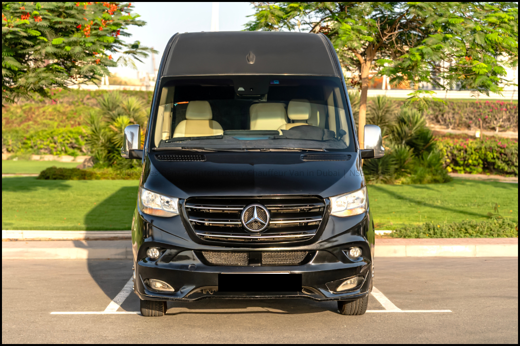 Mercedes-Benz Sprinter Luxury Chauffeur Van in Dubai _ NSB Tourism 2