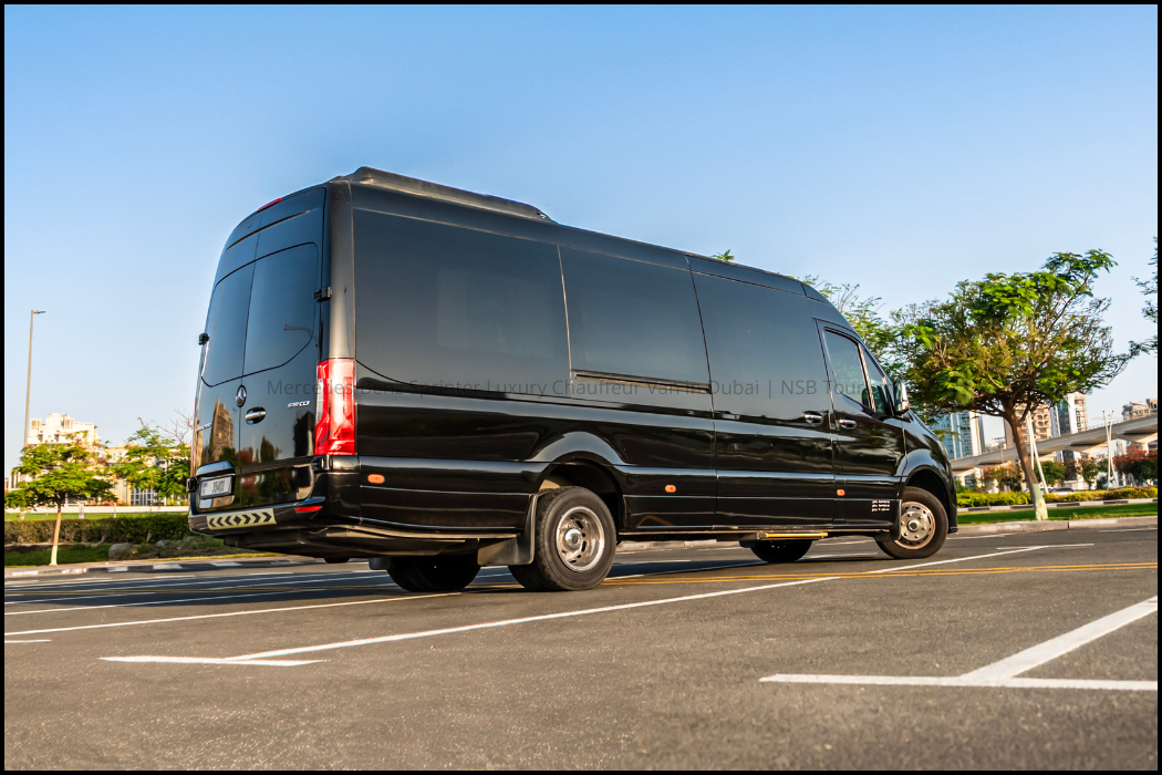 Mercedes-Benz Sprinter Luxury Chauffeur Van in Dubai _ NSB Tourism 4