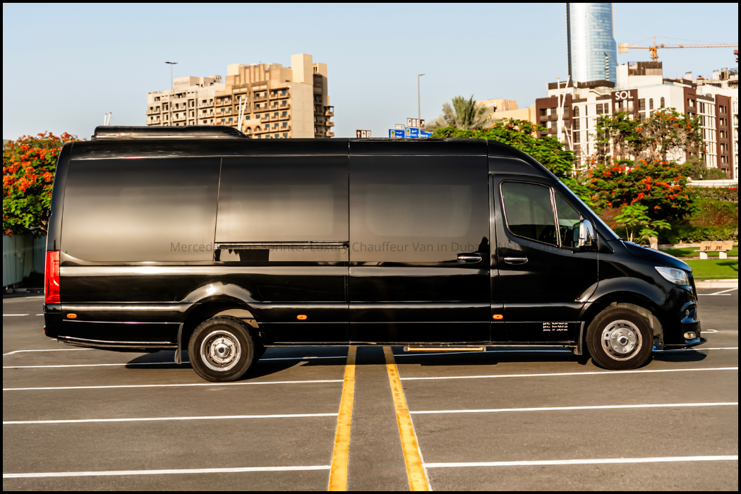 Mercedes-Benz Sprinter Luxury Chauffeur Van in Dubai _ NSB Tourism 8