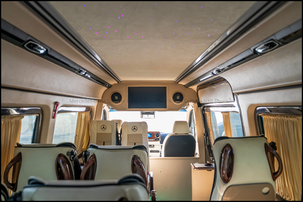 Mercedes-Benz Sprinter Luxury Chauffeur Van in Dubai _ NSB Tourism 9
