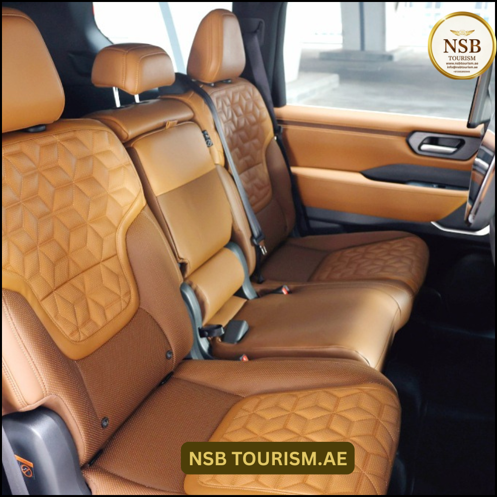 Hire Nissan Petrol vehicles with chauffeur in Dubai & Abu Dhabi. Ideal for airport transfers, city tours, corporate travel, and family trips. Book with NSB Tourism.