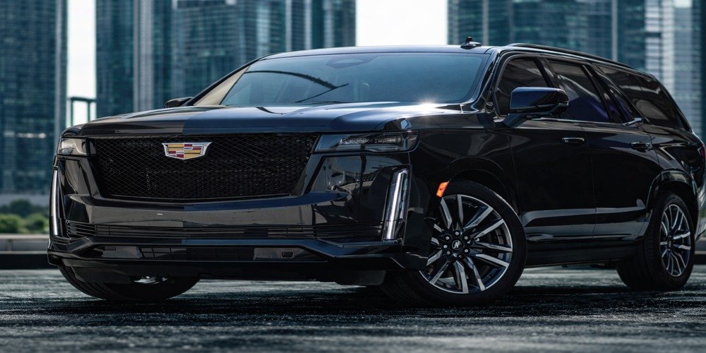 Cadillac Escalade chauffeur service Dubai luxury SUV