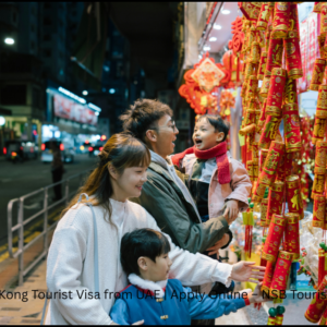 Apply Hong Kong visa online Dubai – Hong Kong skyline night