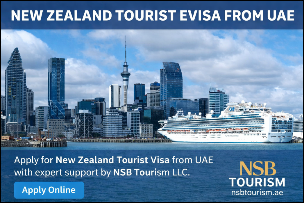 New Zealand Tourist eVisa from UAE | Apply Online