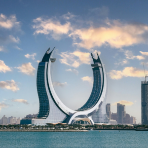Doha Qatar skyline tourist visa service NSB Tourism