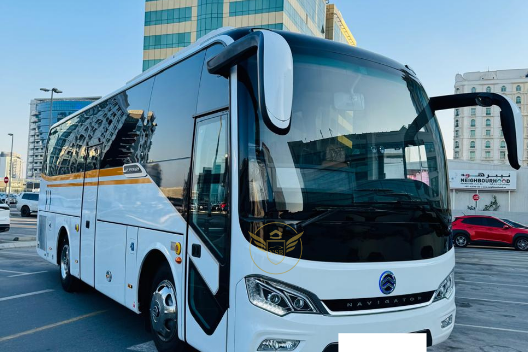 35 Seater Luxury Bus Chauffeur Service Dubai – NSB Tourism 5
