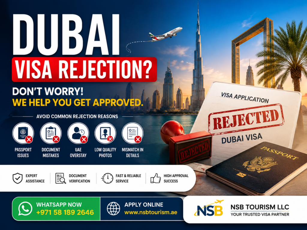 dubai visa rejection reasons and how to avoid UAE visa rejection in 2026