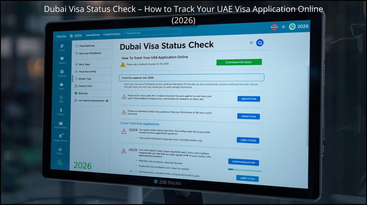 Dubai Visa Status Check Online – Track UAE Visa 2026