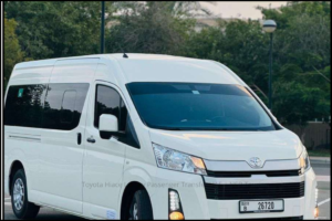 Toyota Hiace 11-seater van rental Dubai – NSB Tourism