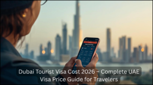 Dubai tourist visa cost planning travel scene