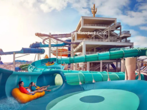 Atlantis Aquaventure Dubai waterpark aerial view