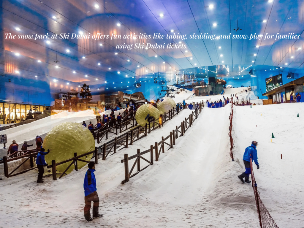 Ski Dubai tickets snow park activities kids families Dubai