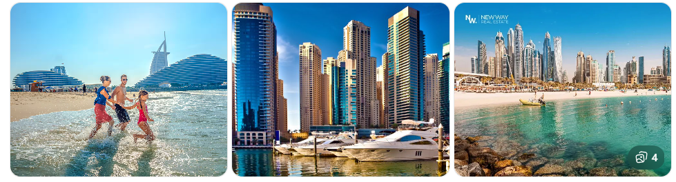 best time to visit dubai skyline burj khalifa winter clear sky