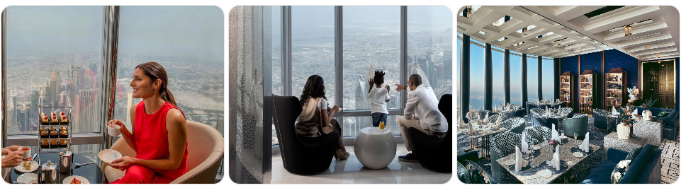 Burj Khalifa luxury lounge experience