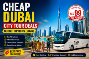 cheap dubai city tour bus group sightseeing
