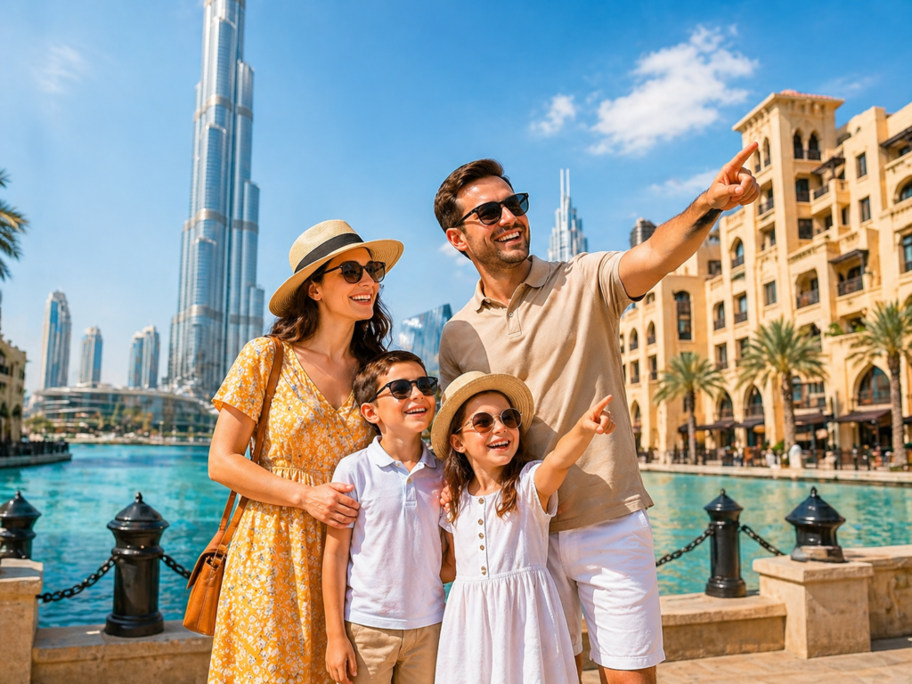 dubai aquarium family visit inside dubai mall