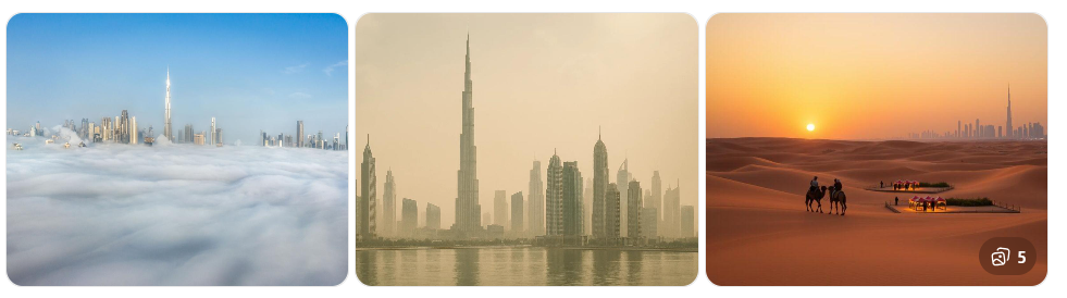 dubai city tour best season winter summer comparison