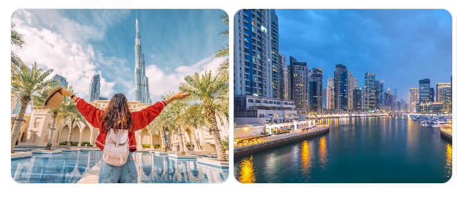 best time for dubai city tour winter skyline clear weather
