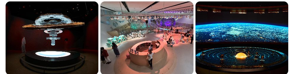 Museum of the Future space exploration experience Dubai space station simulation