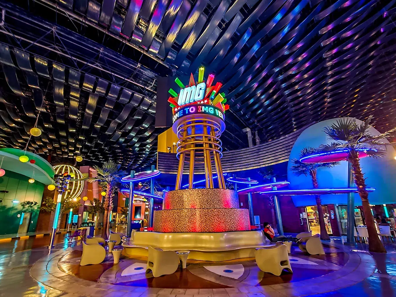 IMG Worlds tickets Dubai indoor colorful street Cartoon Network zone