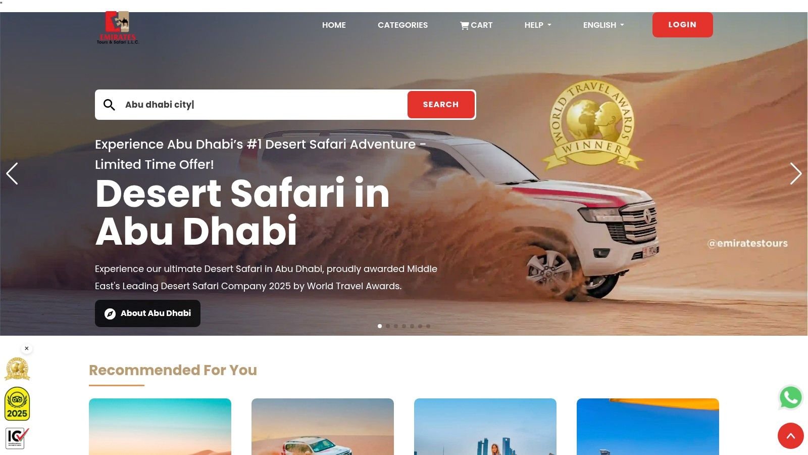 OceanAir Travels – Abu Dhabi Desert Safari