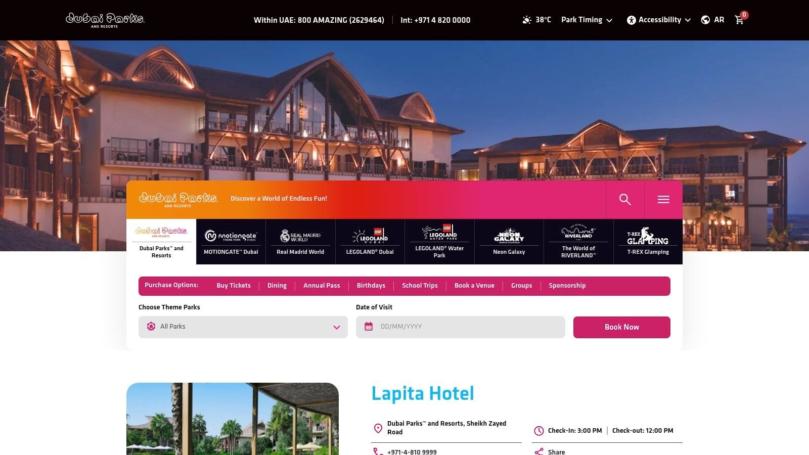 Lapita, Dubai Parks and Resorts, Autograph Collection
