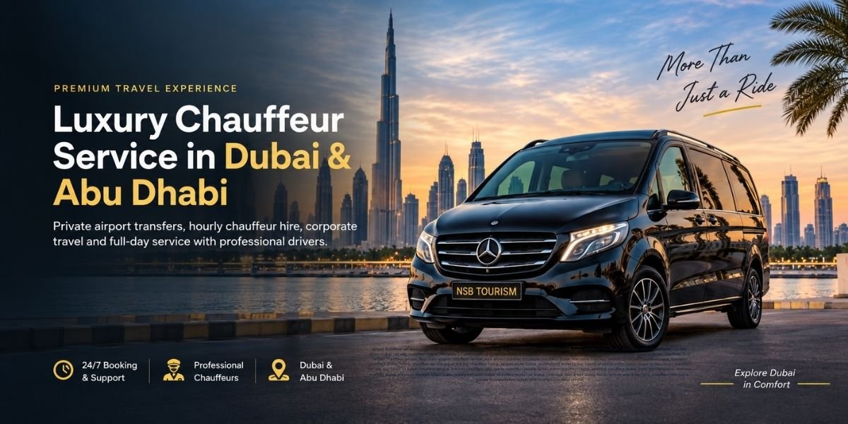 Luxury chauffeur service in Dubai and Abu Dhabi with NSB Tourism