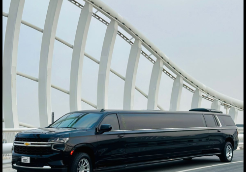 Book a stretch limousine with chauffeur in Dubai & Abu Dhabi. Perfect for weddings, VIP events, corporate parties, airport transfers, and luxury city tours. NSB Tourism UAE.