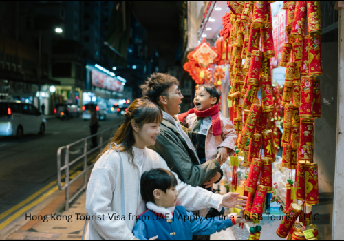 Apply Hong Kong visa online Dubai – Hong Kong skyline night