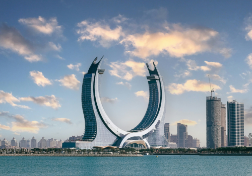 Doha Qatar skyline tourist visa service NSB Tourism